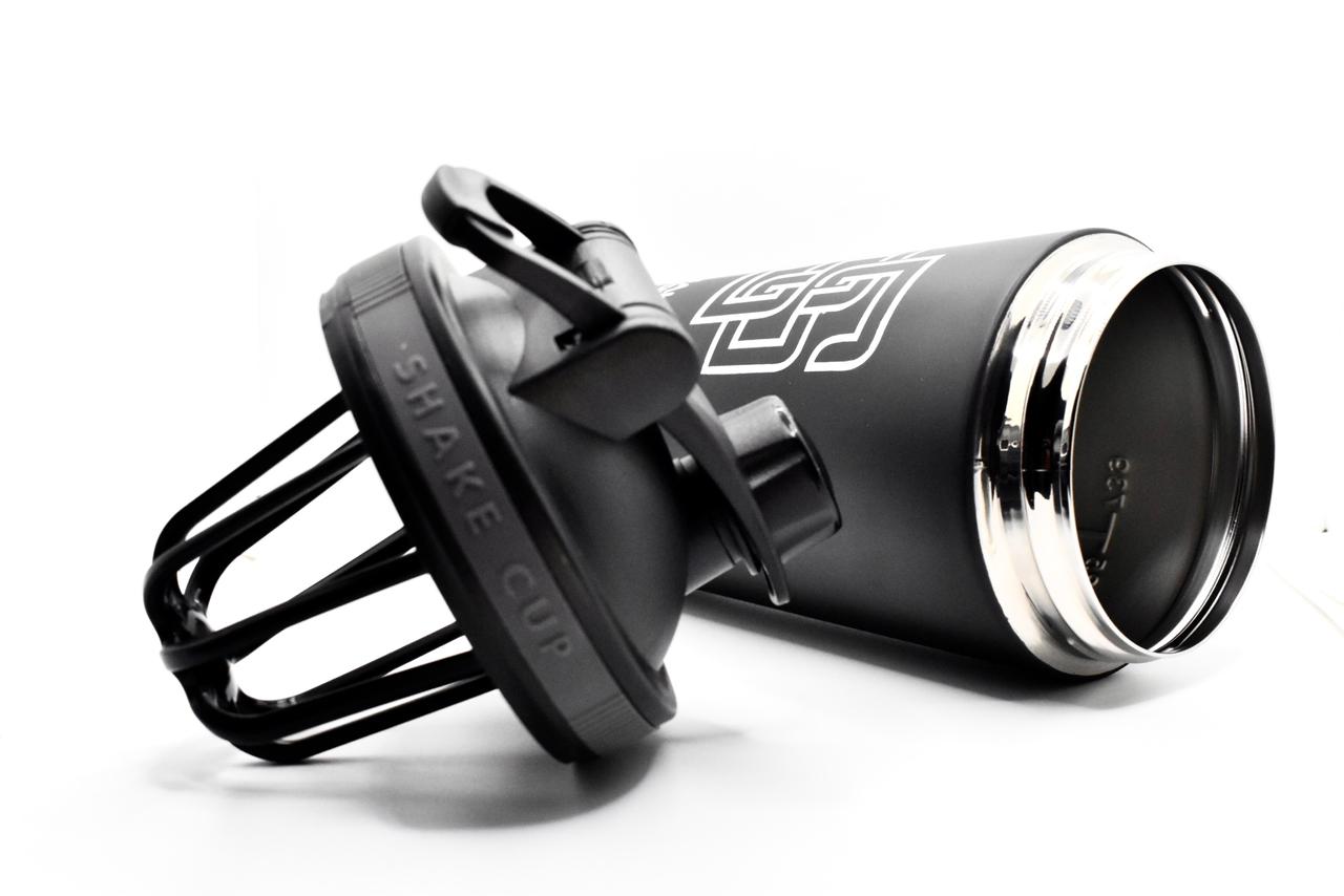 Temperature Insulated Steel Shaker Matt Black