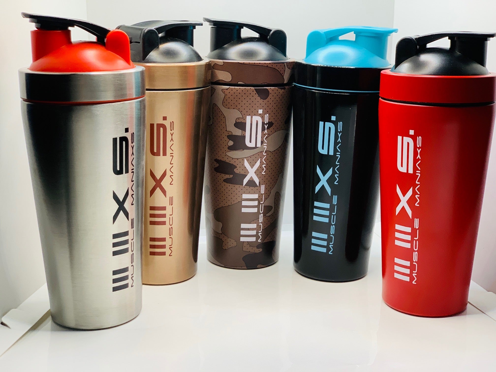 RED TOP SILVER HARD STEEL SHAKER