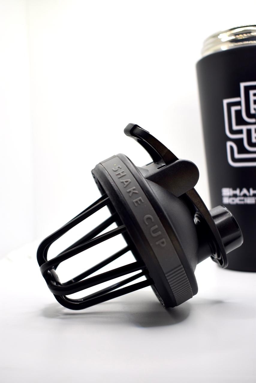 Temperature Insulated Steel Shaker Matt Black
